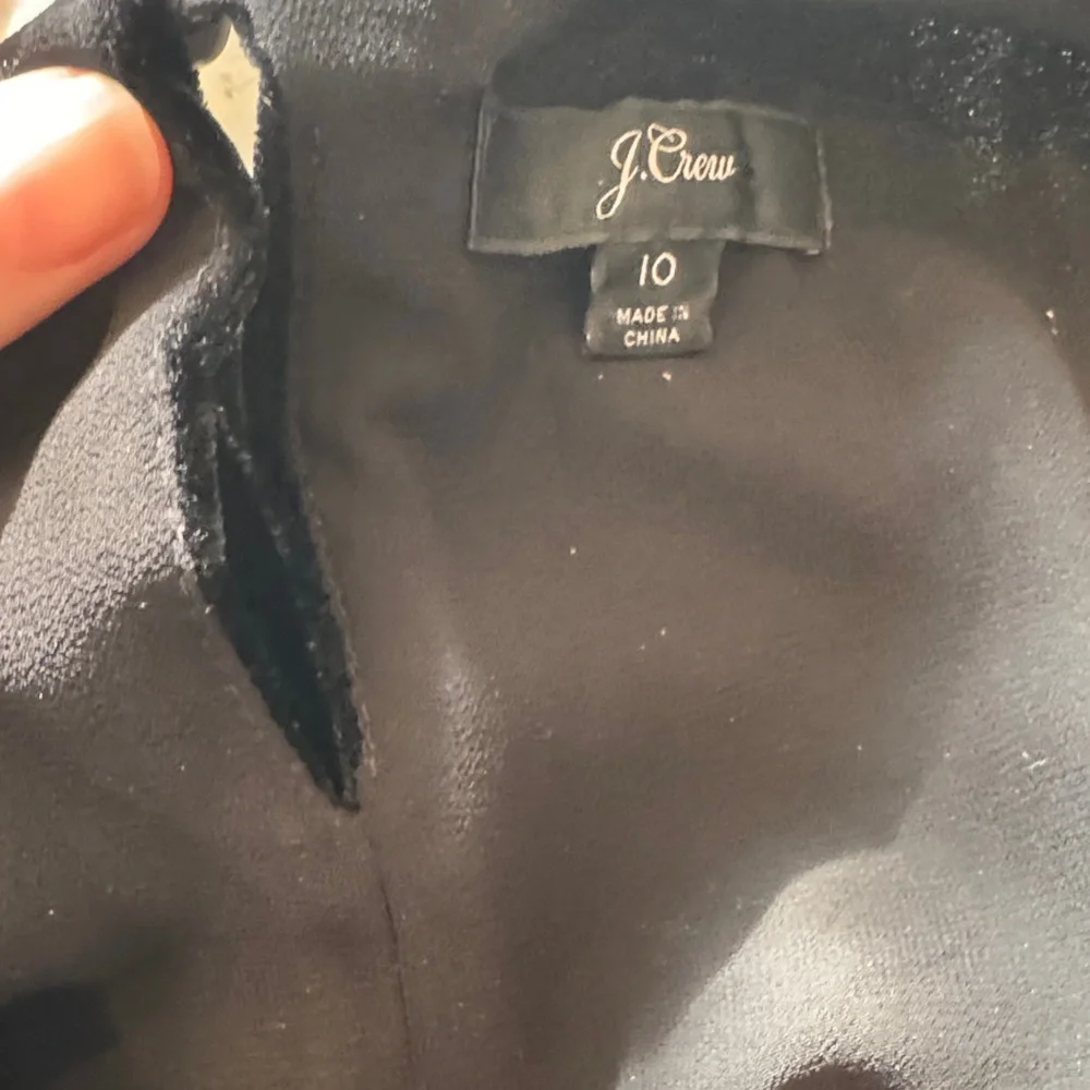 J. Crew Velvet Tank Tops in Burgundy, dark green and Black (Set of 3) - Picture 5 of 7